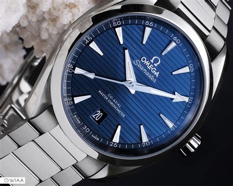 omega aqua terra 38mm blue leather strap|omega aqua terra 220.10.41.21.10.001.